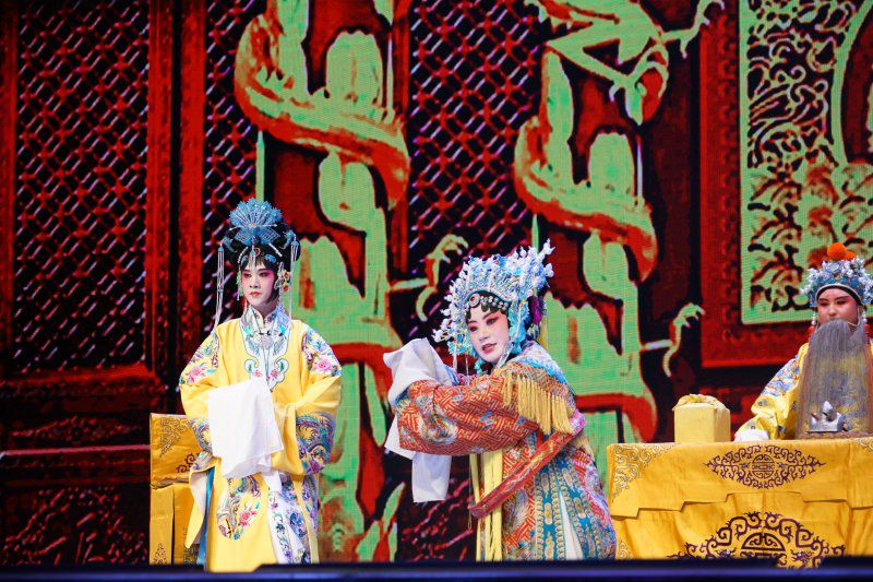 南京农业大学梆子戏《金水桥 劝贵妃》